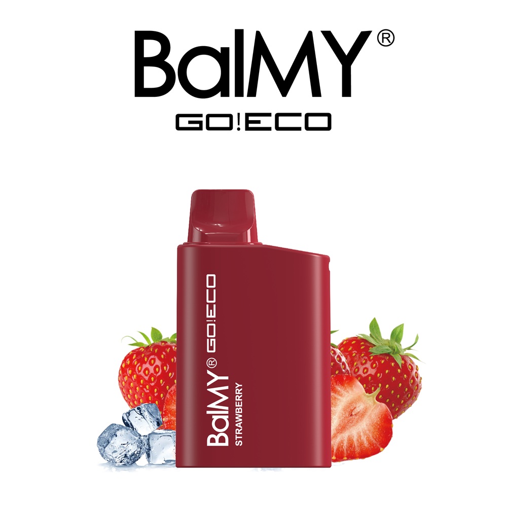 Strawberry  BalMY GO ECO Disposable 600 Puff
