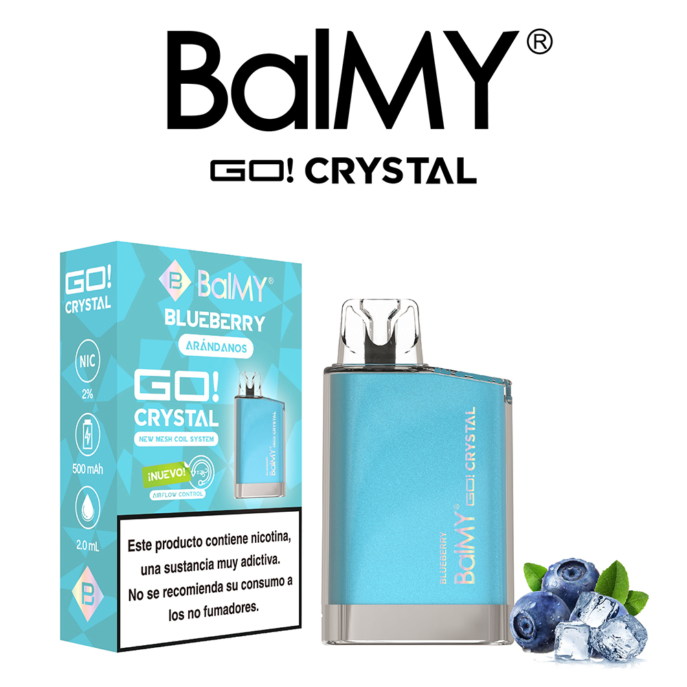 Blueberry BalMY GO Crystal Disposable 