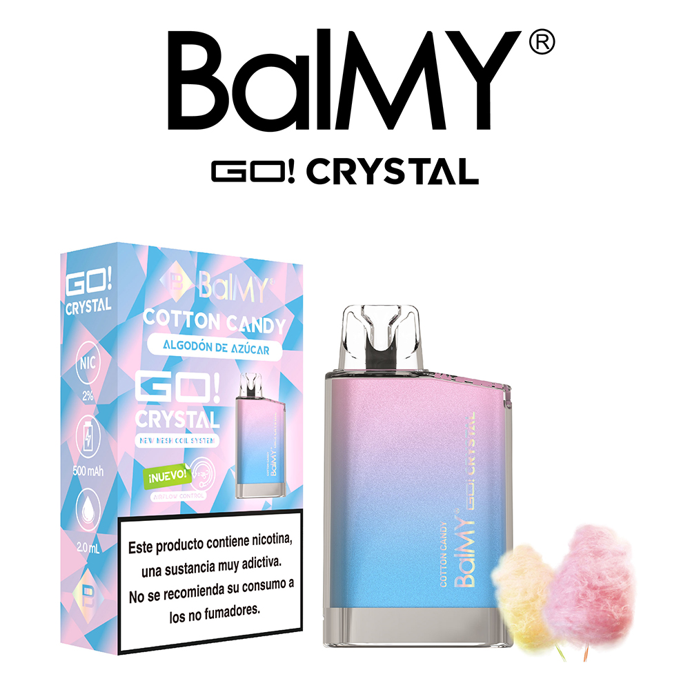 Cotton Candy BalMY GO Crystal Disposable 