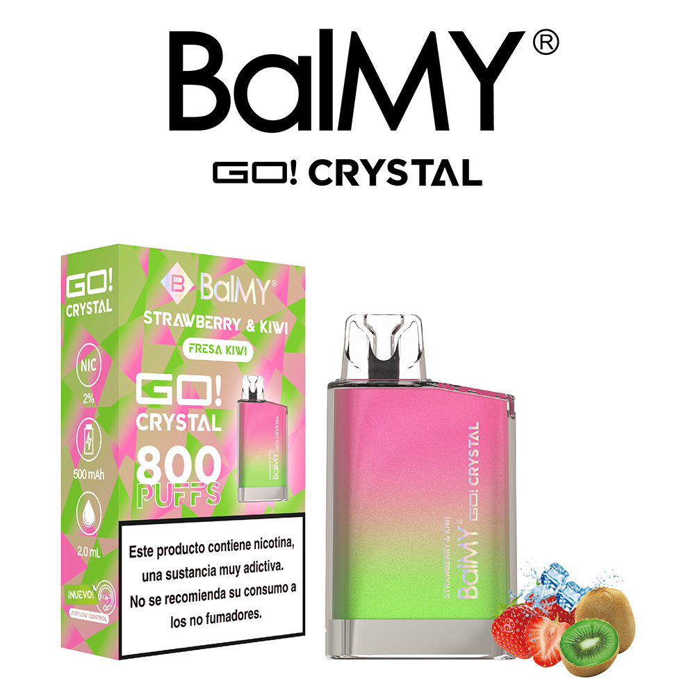 Strawberry Kiwi BalMY GO Crystal Disposable 