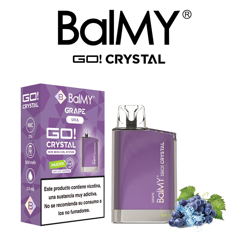 Grape BalMY GO Crystal Disposable 