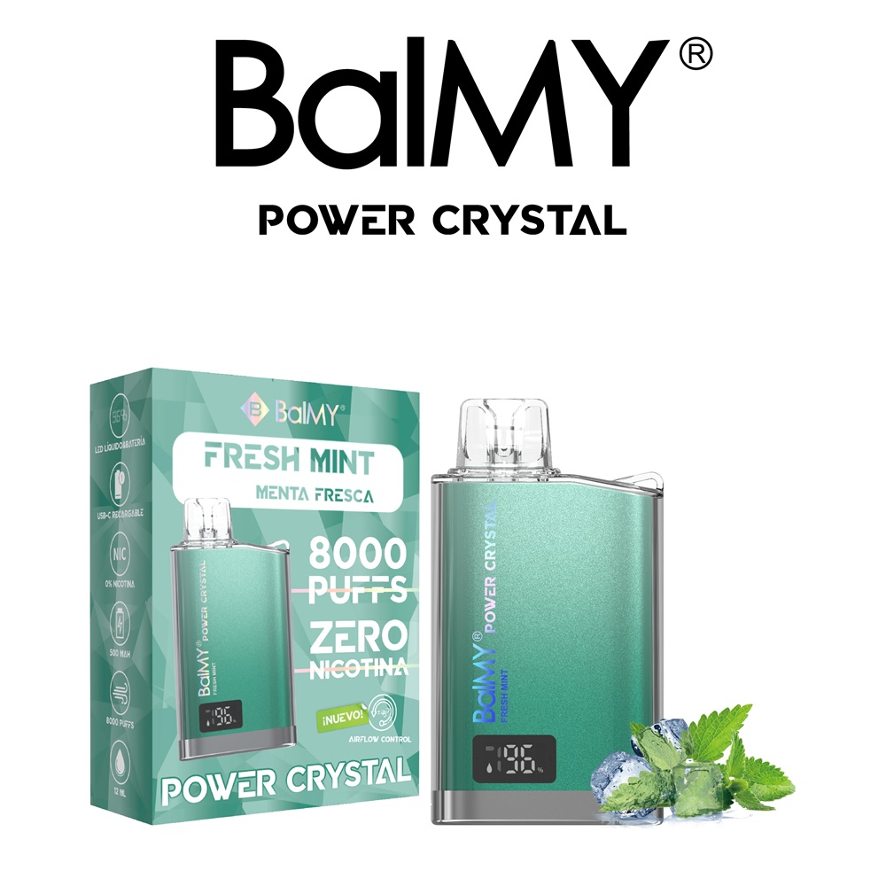 Fresh Mint BalMY POWER CRYSTAL DISPOSABLE 12K