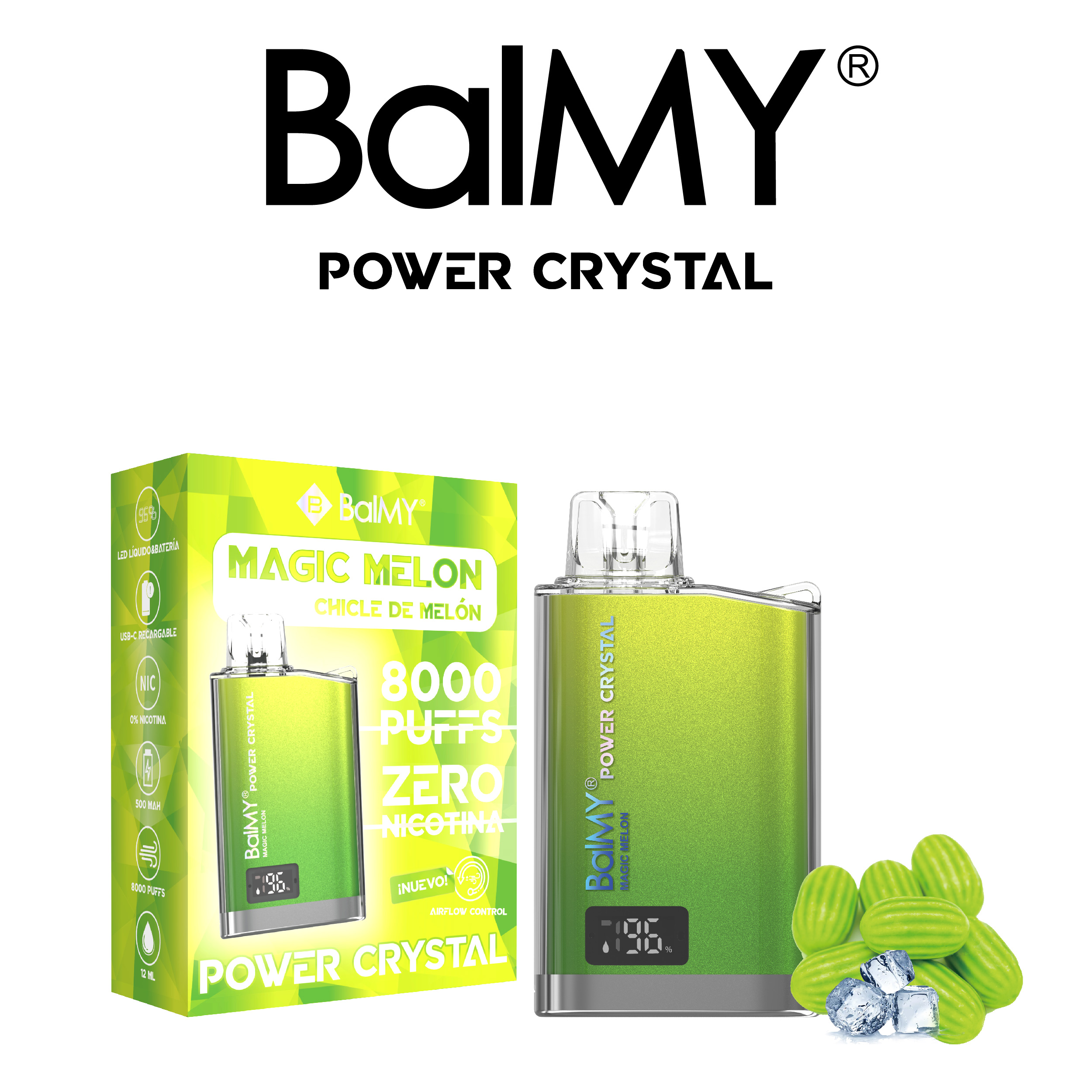Magic Melon BalMY POWER CRYSTAL DISPOSABLE 12K