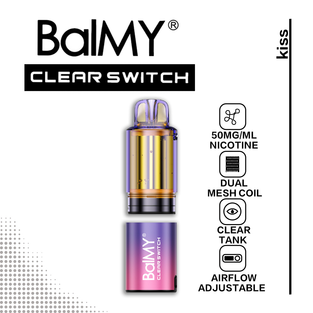 KISS BalMY Clear Switch Pod 30k Puffs Puffs 