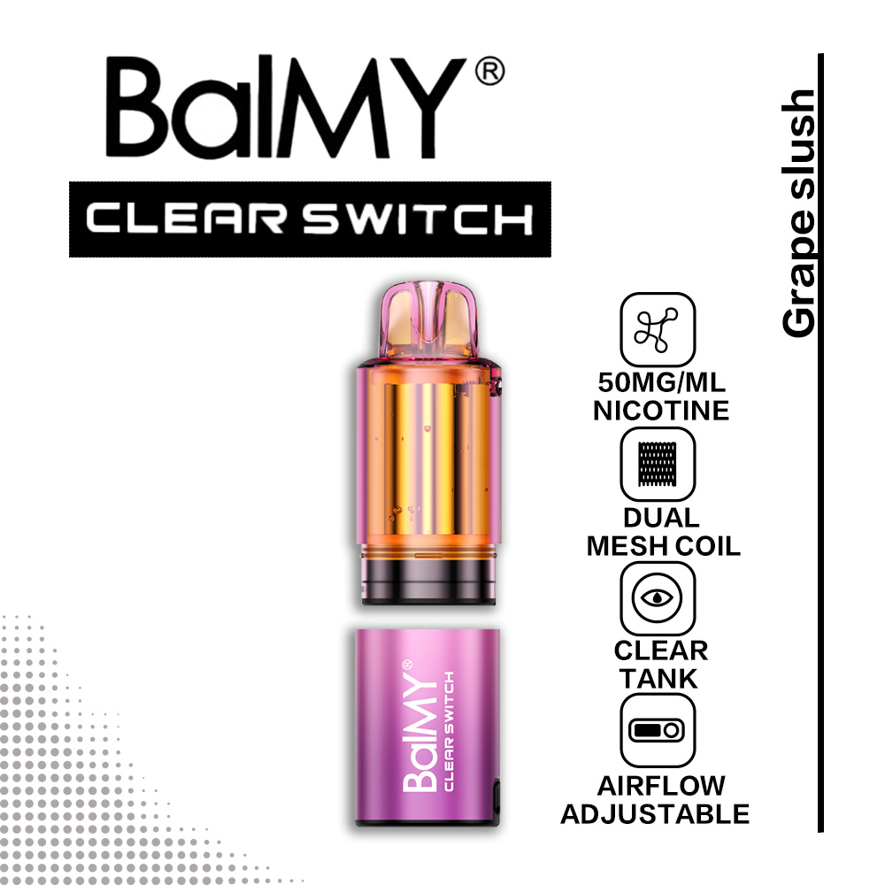 Grape Slush BalMY Clear Switch Pod 30k Puffs 