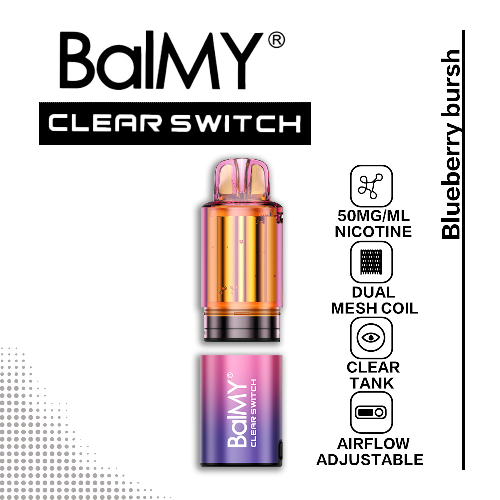 Blueberry Bursh BalMY Clear Switch Pod 30k Puffs 