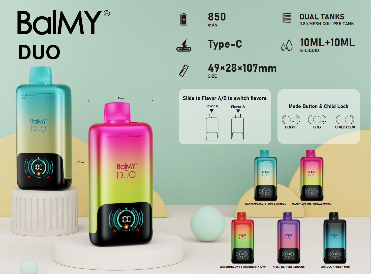 BalMY DUO 40K DISPOSABLE