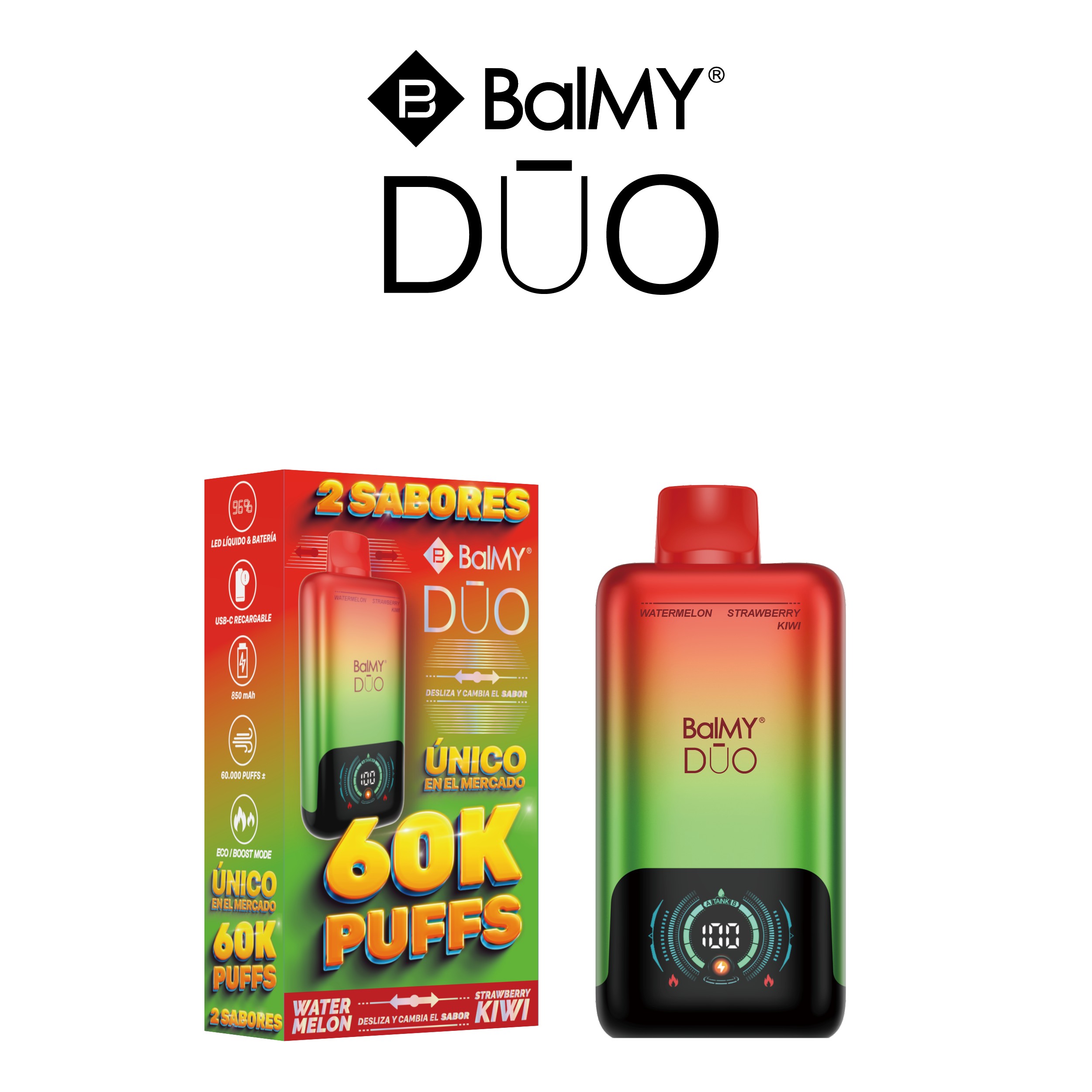 WATERMELON -STRAWBERRY KIWI BalMY DUO