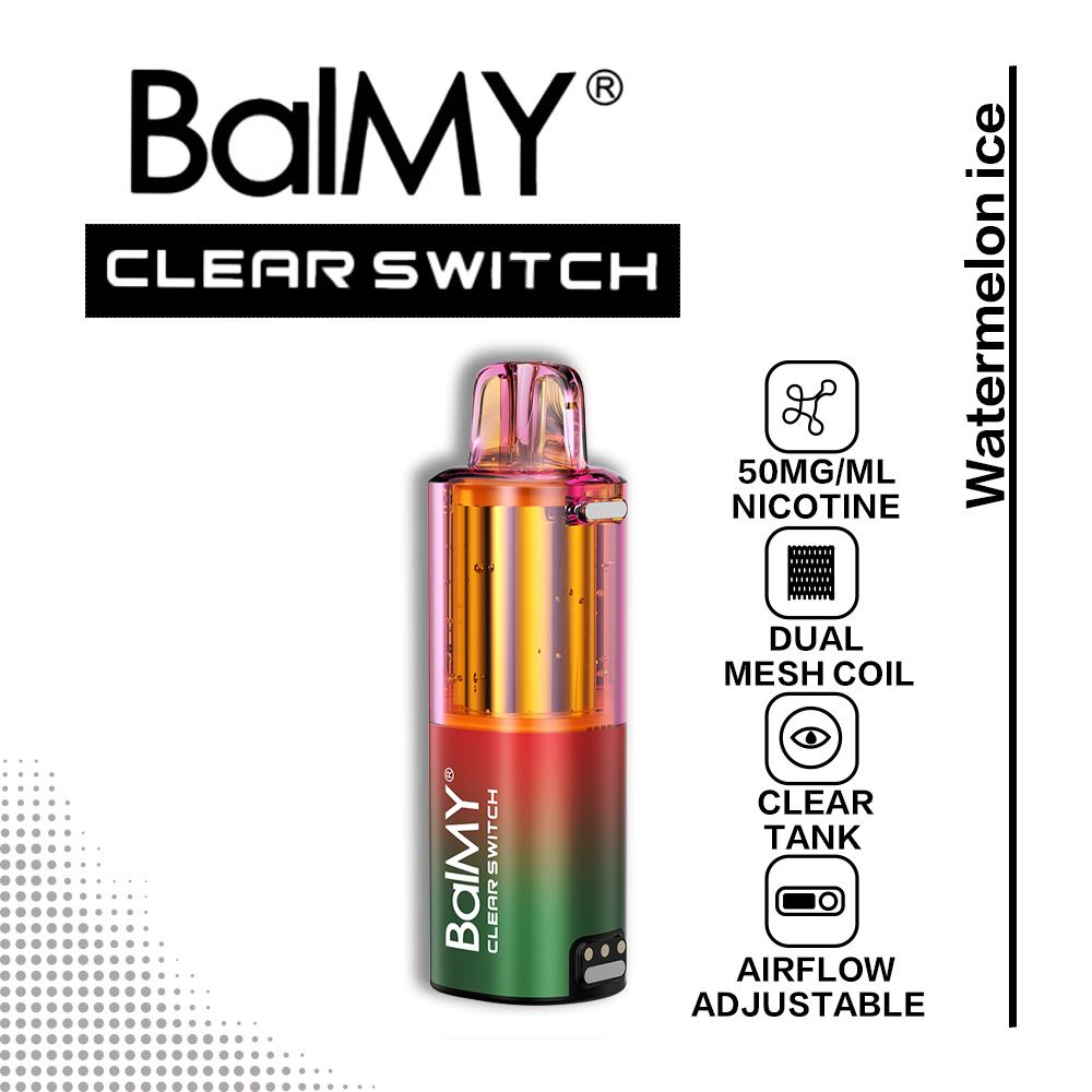 Watermelon BalMY Clear Switch Pod 30k Puffs