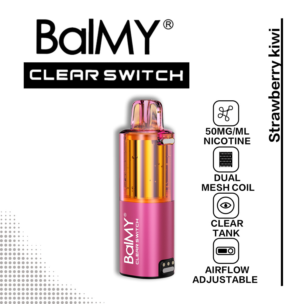 Strawberry Ice BalMY Clear Switch Pod 30k Puffs 