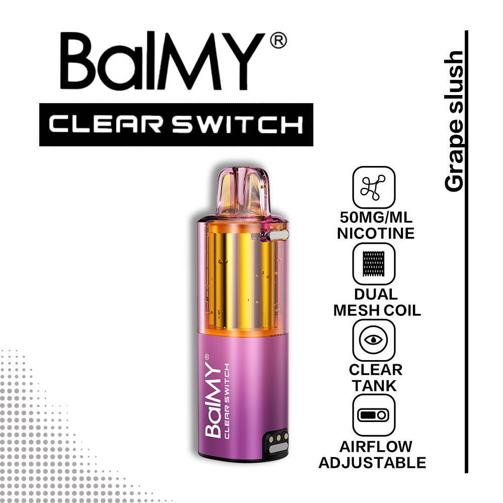 Grape Slush BalMY Clear Switch Pod 30k Puffs 