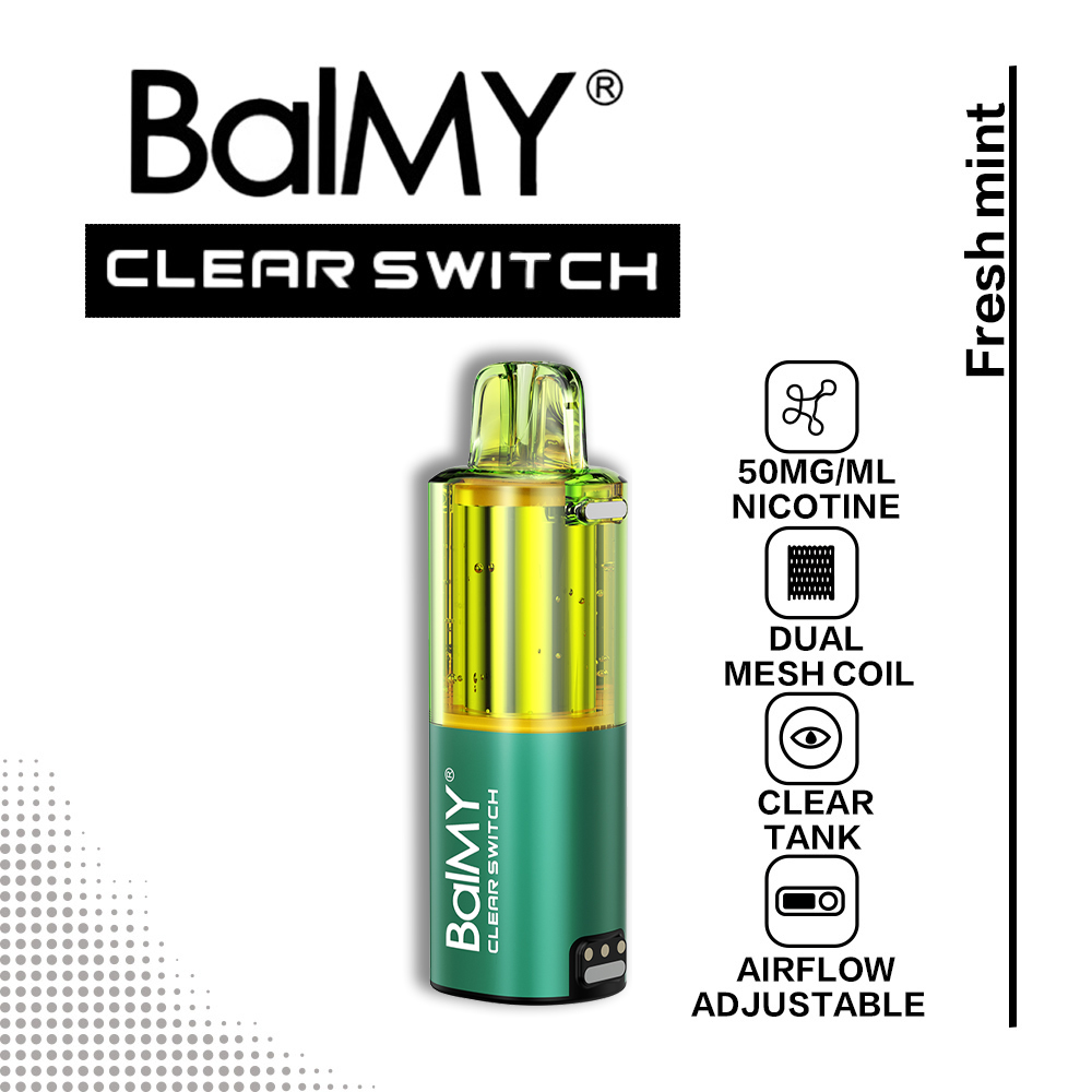 Fresh Mint BalMY Clear Switch Pod 30k Puffs 