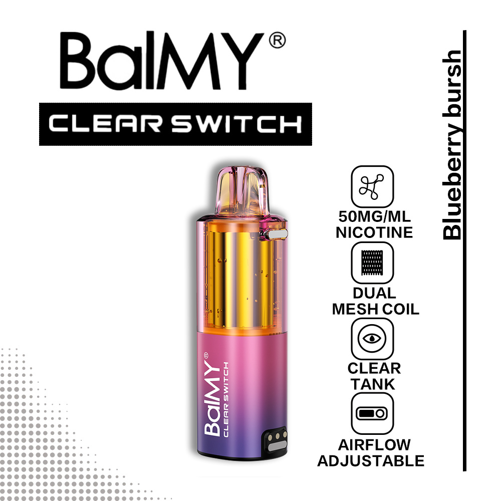 Blueberry Bursh BalMY Clear Switch Pod 30k Puffs 