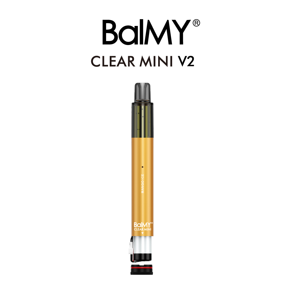 Removable Battery Disposable E-cigarette BalMY CLEAR MINI V2 -Mango Ice 0-5%