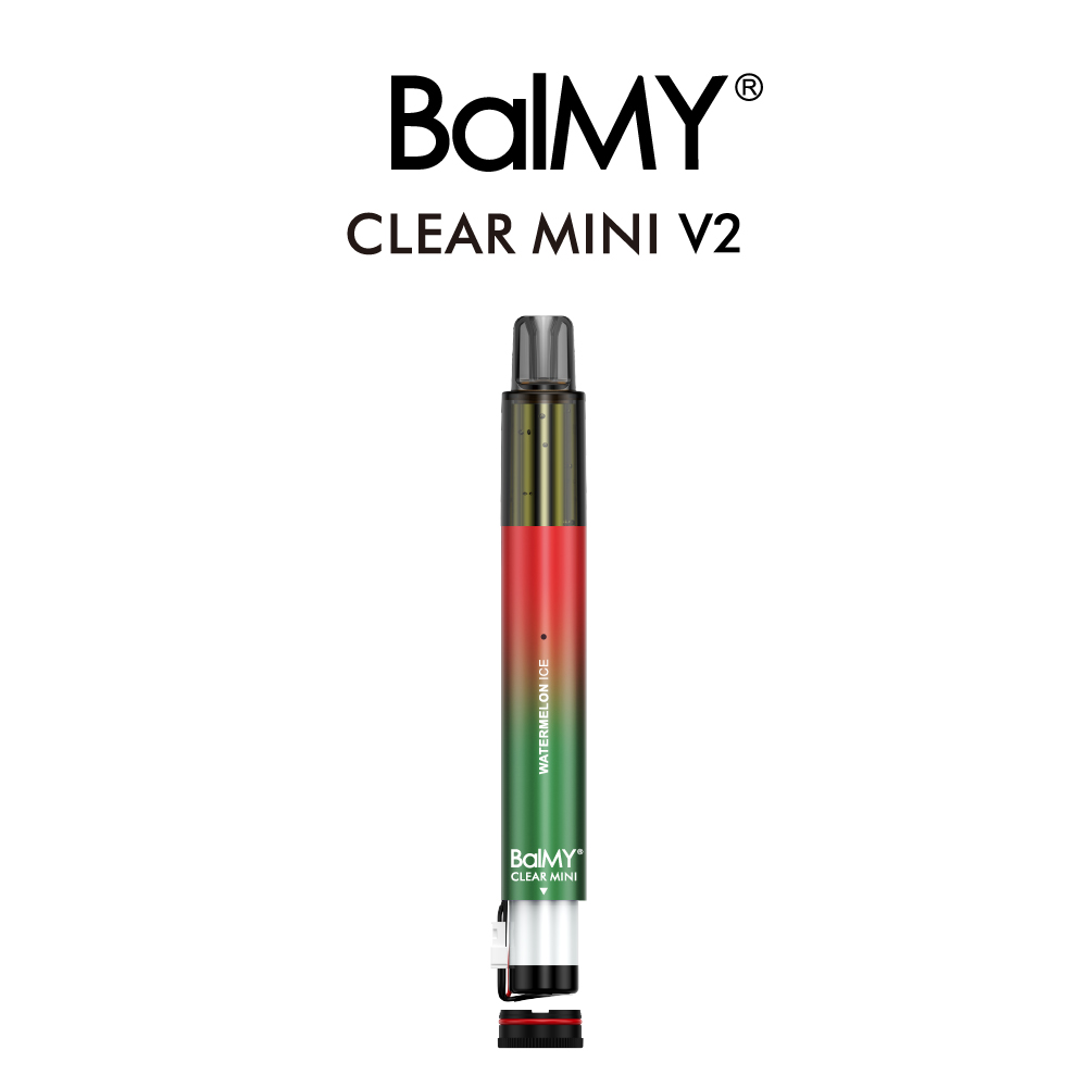 Removable Battery Disposable E-cigarette BalMY CLEAR MINI V2 -Watermelon 0-5%