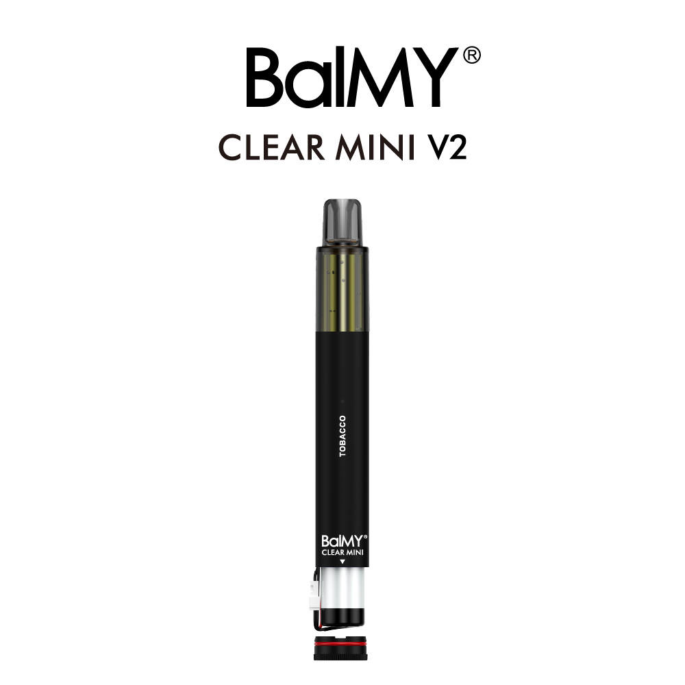 Removable Battery Disposable E-cigarette BalMY CLEAR MINI V2 -Tobacco0-5%